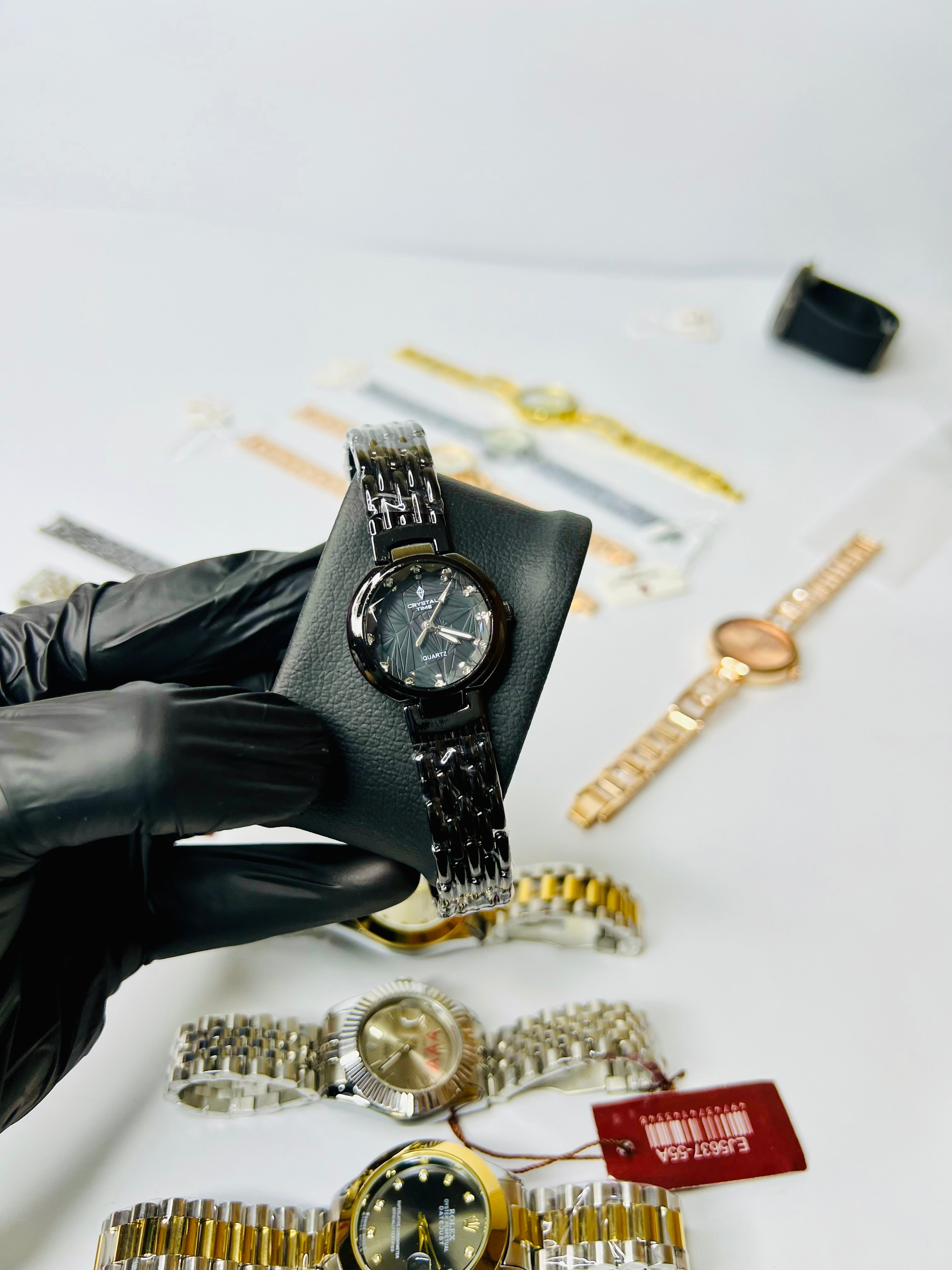 Black Crystal Time Quartz