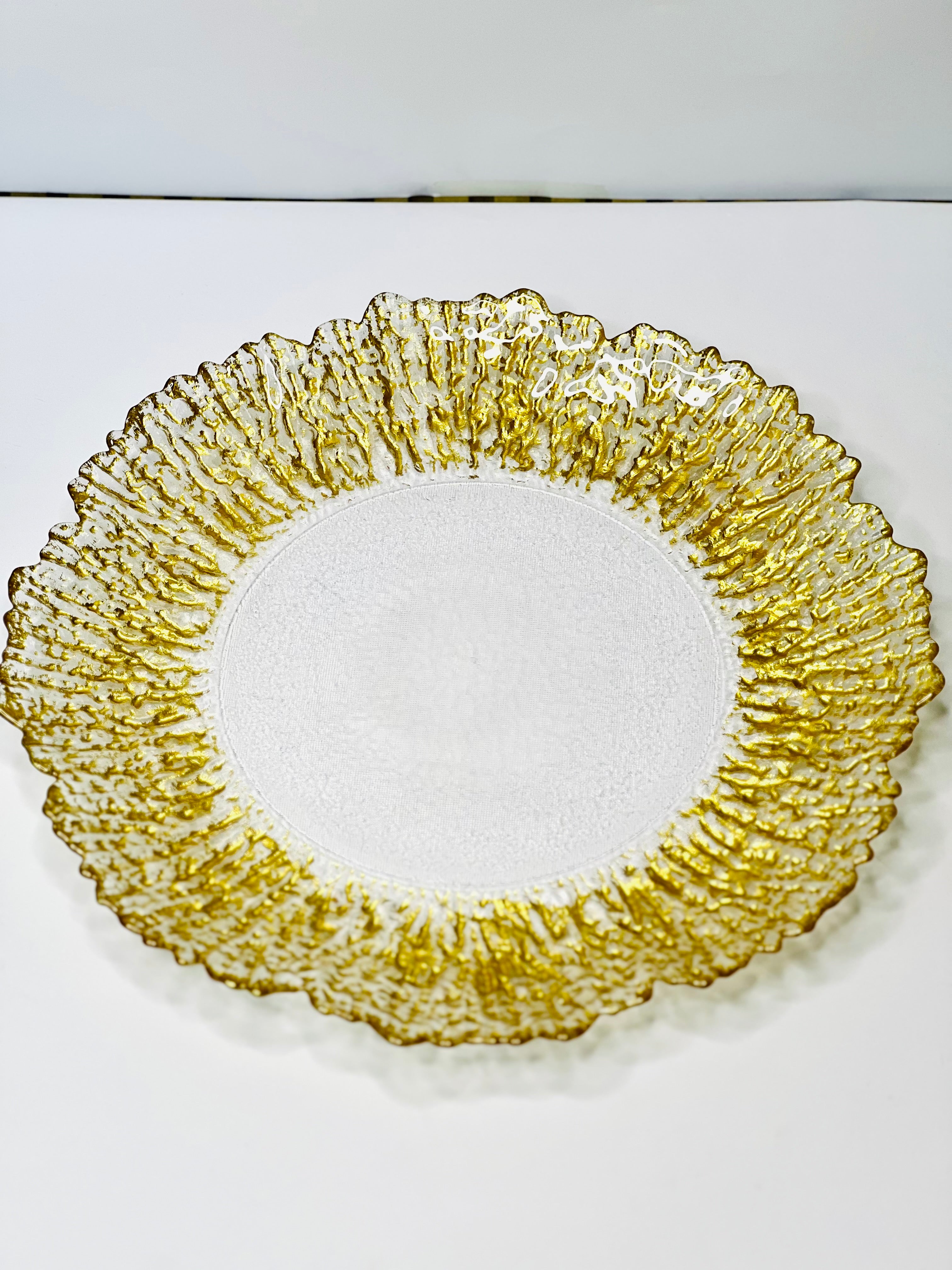 Clear Glass Charger Plate
