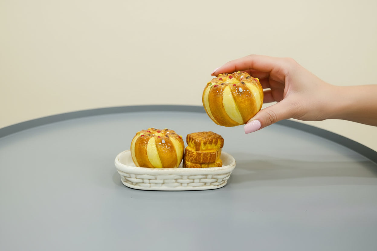 Cake-Shaped Ceramic Salt & Pepper Shaker