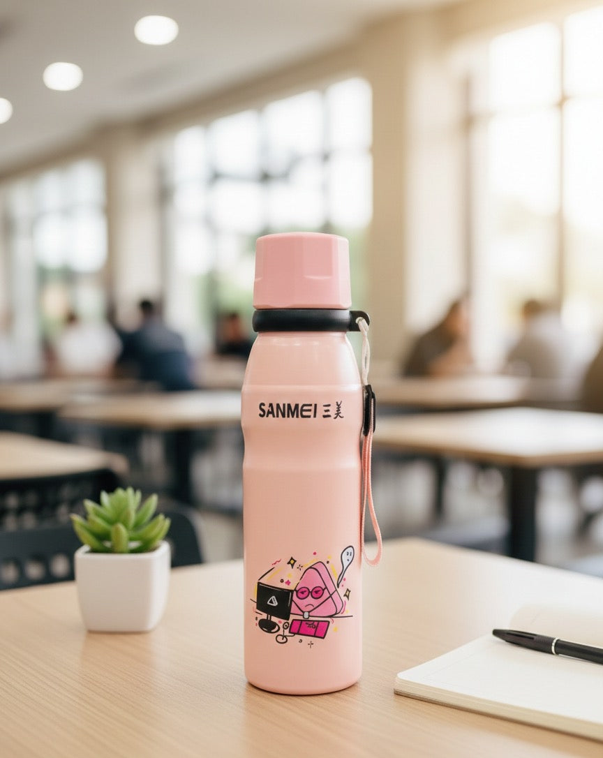 SANMEI Vacuum Insulated Water Bottle 600ML