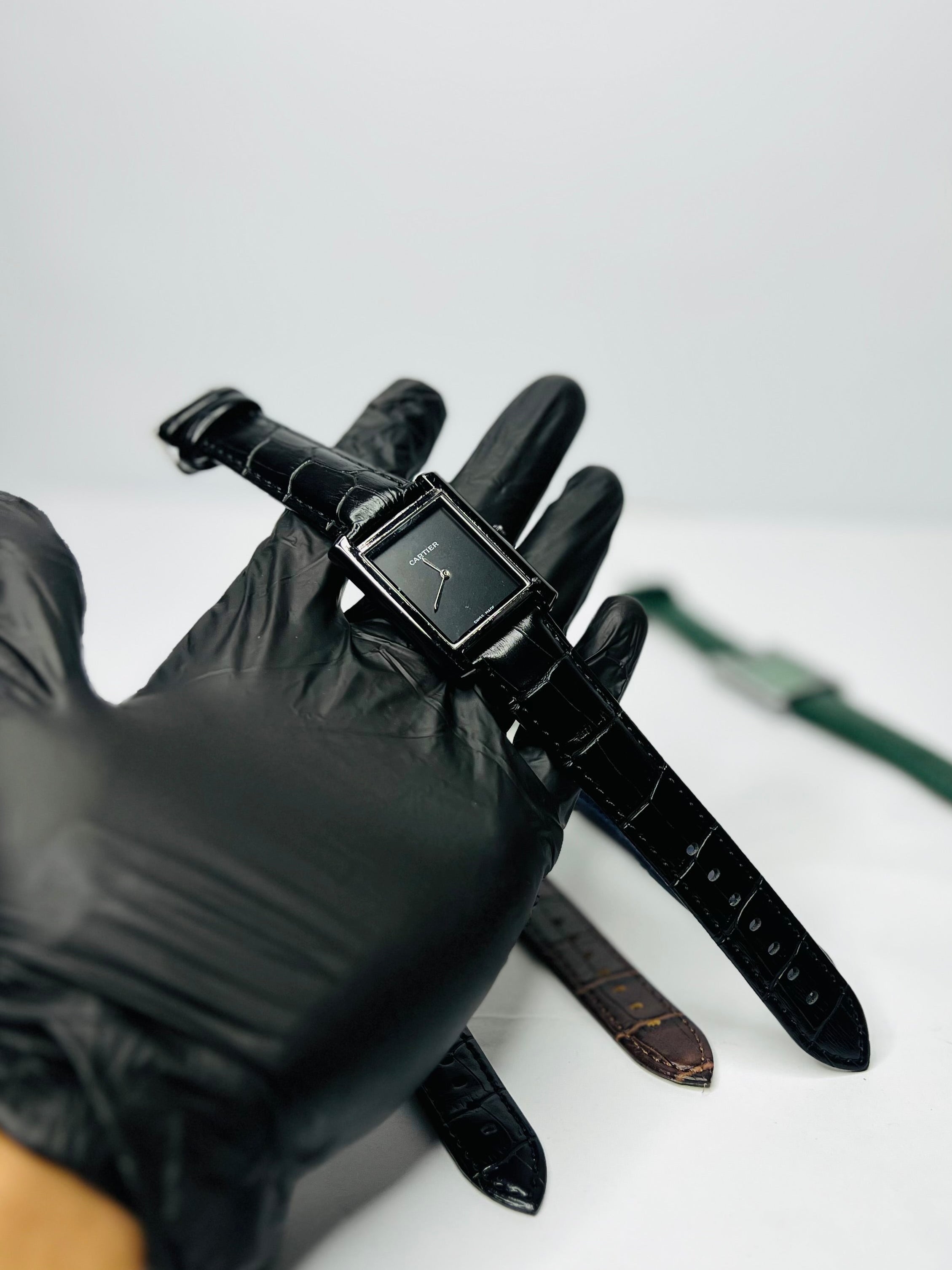 Cartier Tank Lacquered Black Dial
