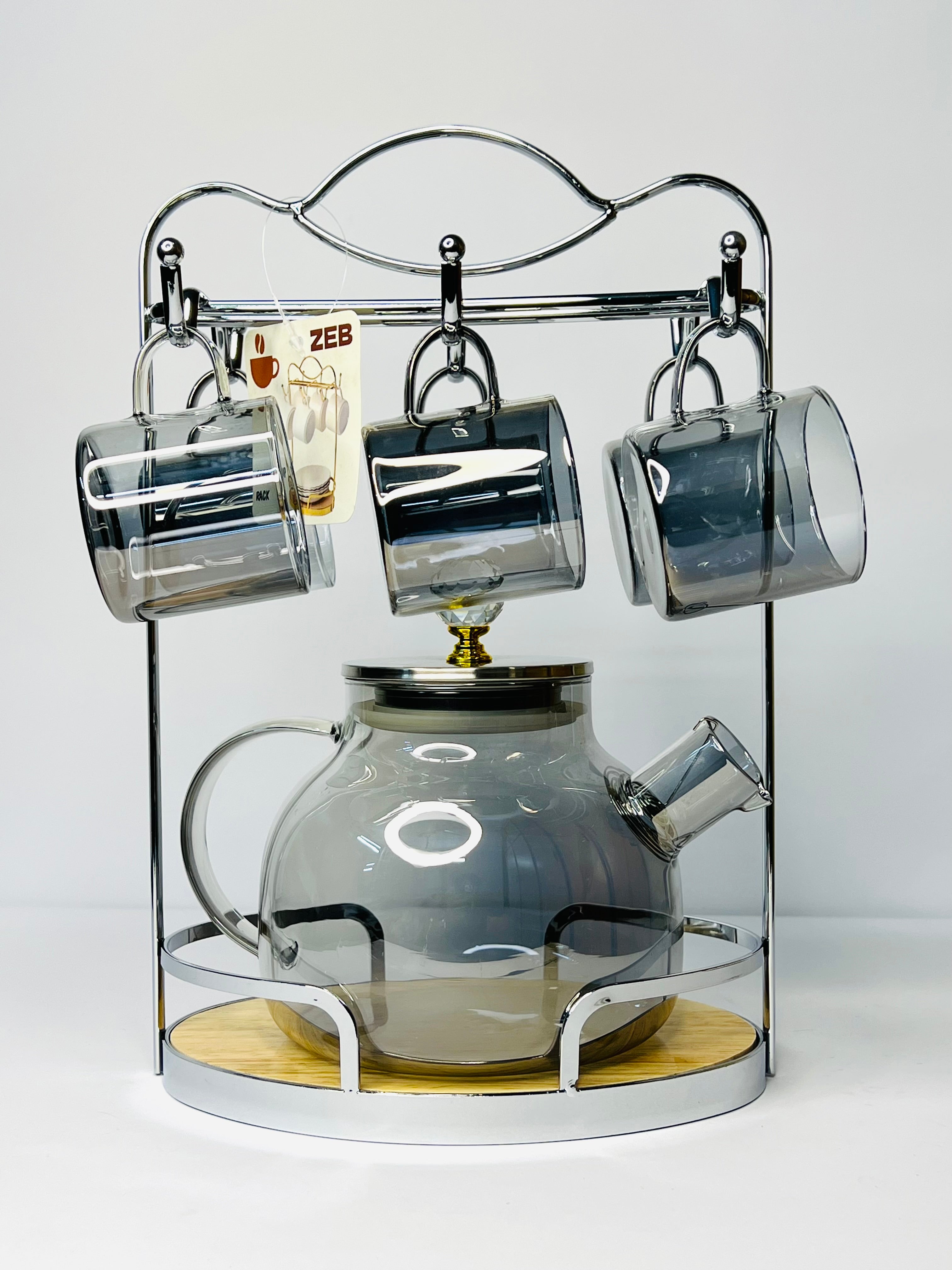 Glass Tea Set ( 8 ) Pcs