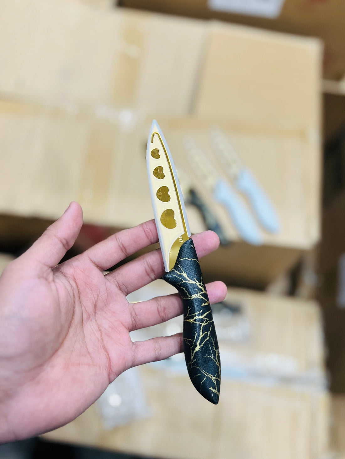 Marble Style Knifes (Pack Of 3 Pcs)