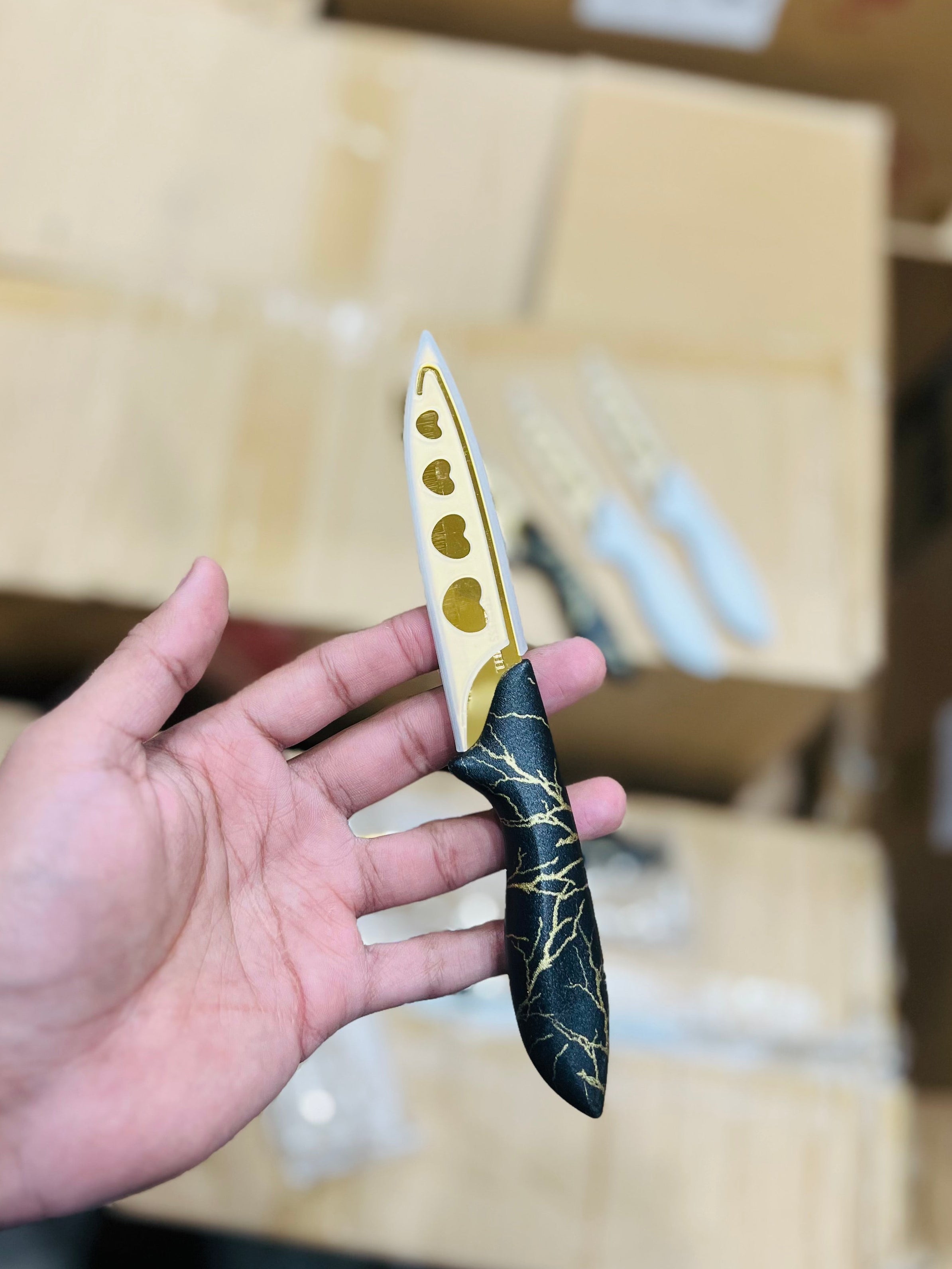 Marble Style Knifes (Pack Of 3 Pcs)