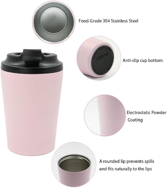 Double Wall Vacuum Insulated Coffee Mug 350ML