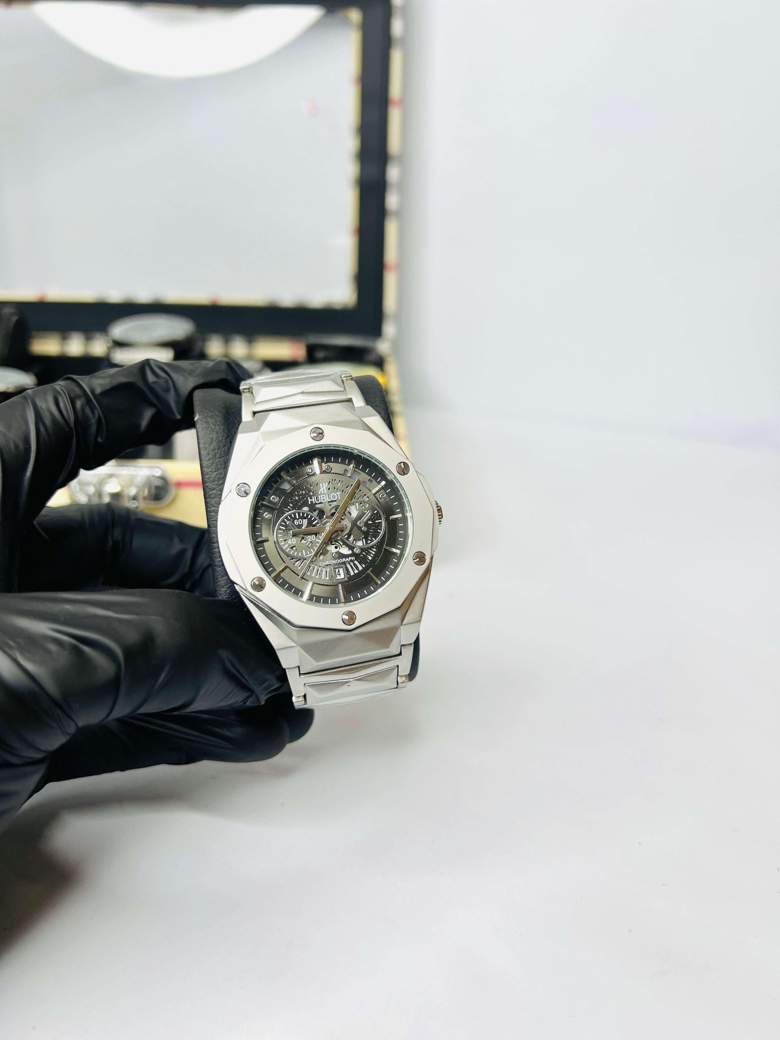 Hublot Diamond Cut Skeleton