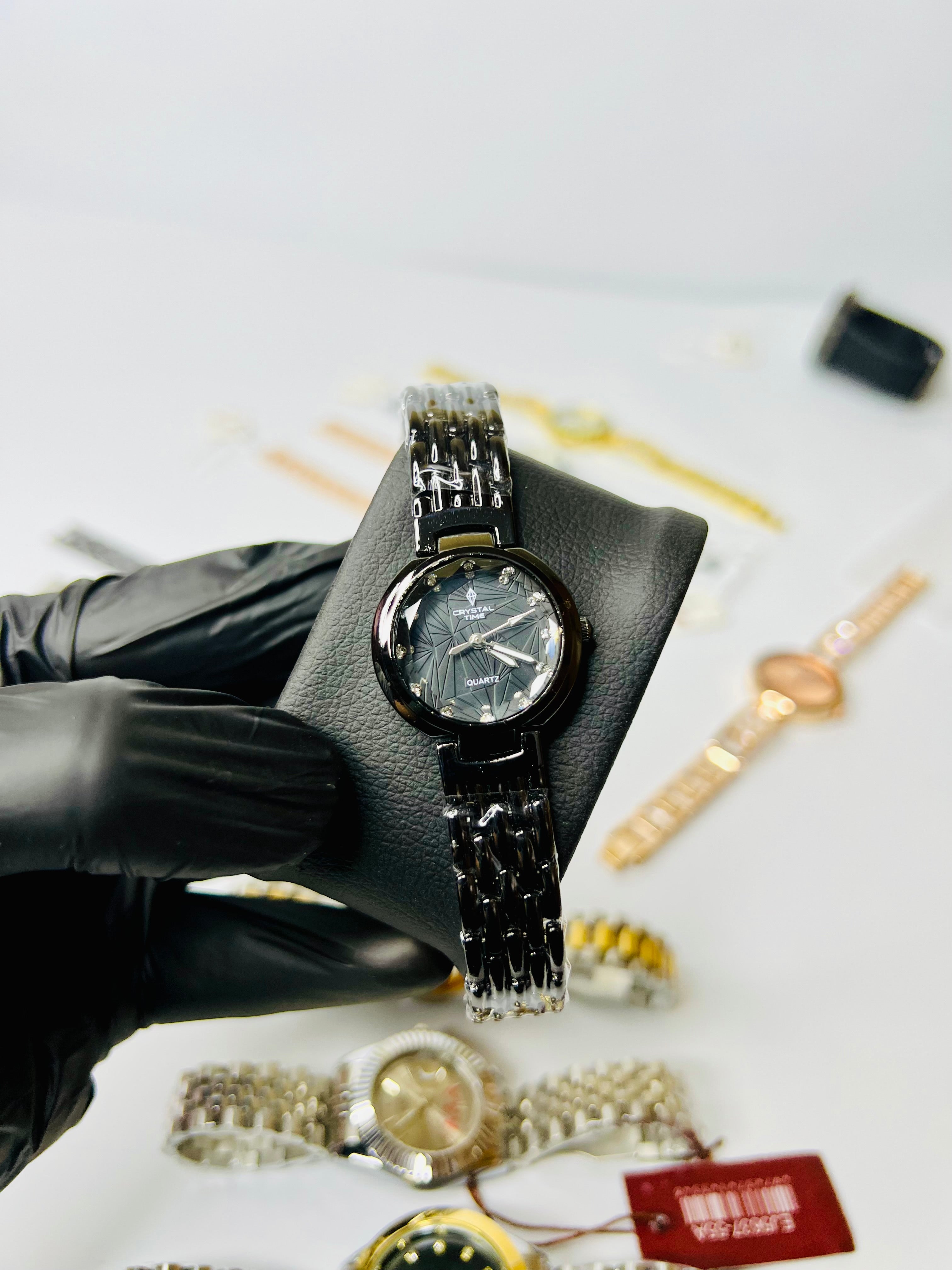 Black Crystal Time Quartz