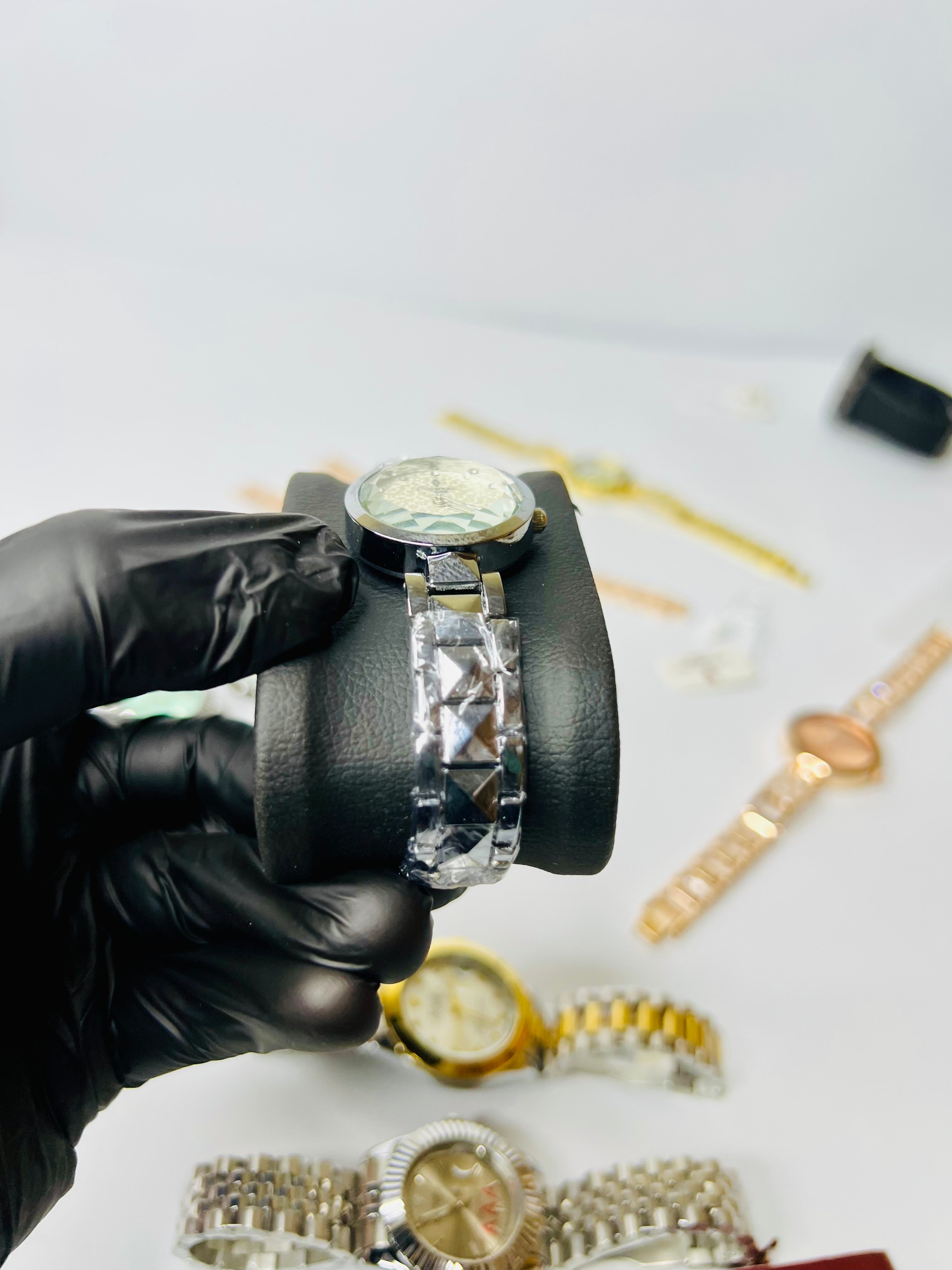 Black Crystal Time Quartz