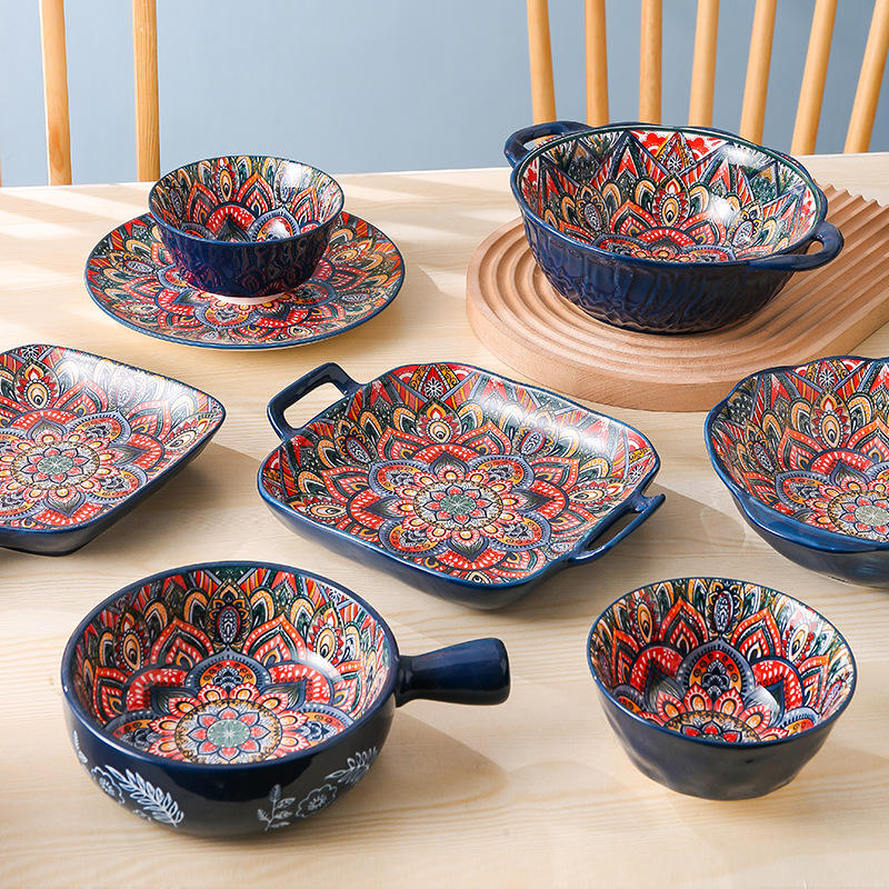 Marakish Dinner Set 6 Persons (Blue)